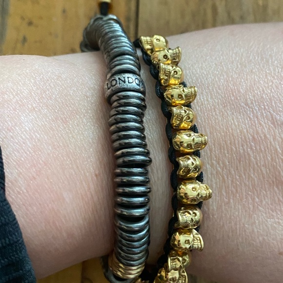 Links of London stack - gold,silver, rhodium - Picture 2 of 7